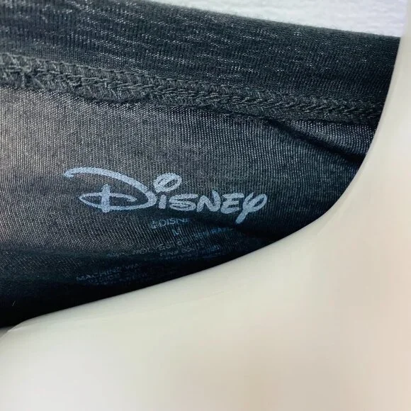 Disney Womens Classic Mickey Minnie Donald Goofy Pluto Black Tee Shirt Sz Medium - Picture 6 of 8